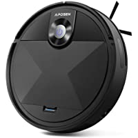 Robot Aspirador- APOSEN Aspiradora Robot con Sensor de Colisión y Caída- Carga Automática- Sistema de Filtrado…